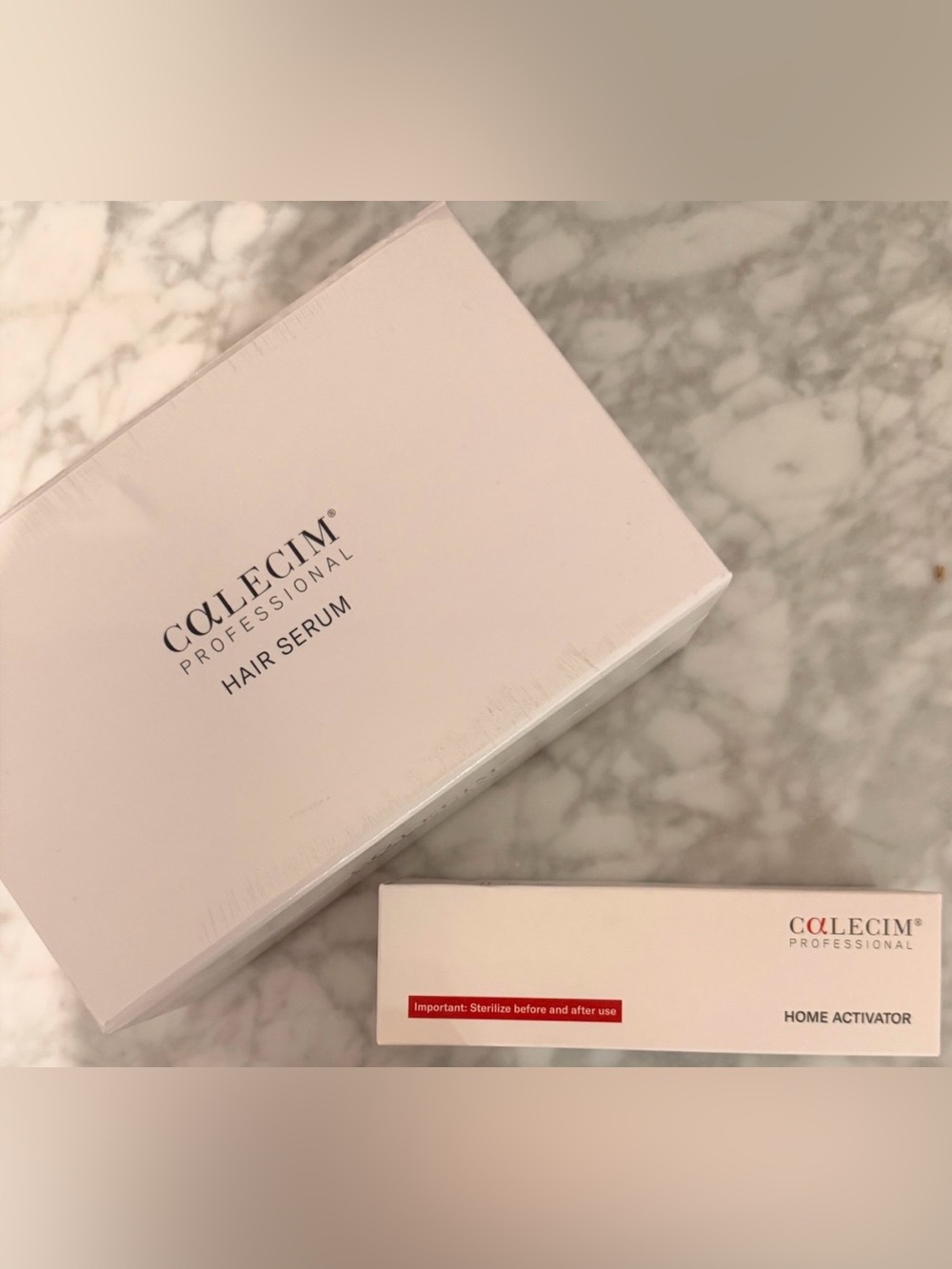 Calecim Professional Hair Serum & Home Activator 6 Week Hair Restoration Trtmnt